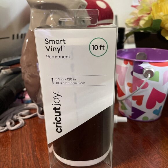 Cricut Joy Smart Vinyl – Permanent Value Roll (10 ft), Black - NIP - Picture 1 of 4